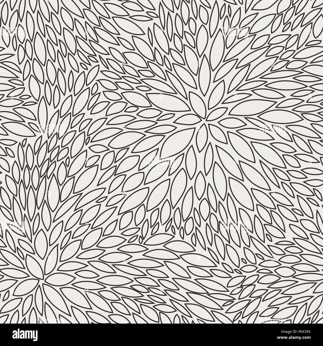Vector seamless pattern of leaves Stock Vector Image & Art - Alamy