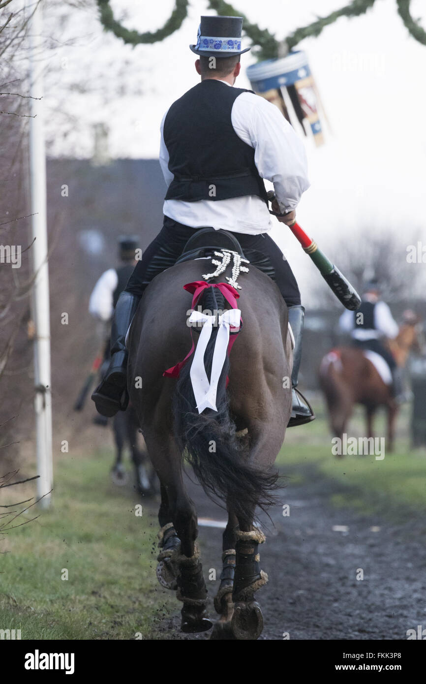 St Leonhard tradition procession Germany horse Stock Photo Alamy