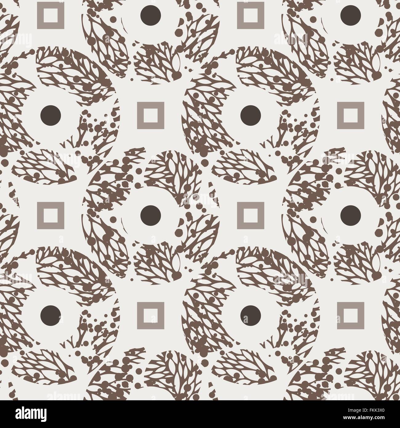 Vector seamless pattern of leaves Stock Vector Image & Art - Alamy