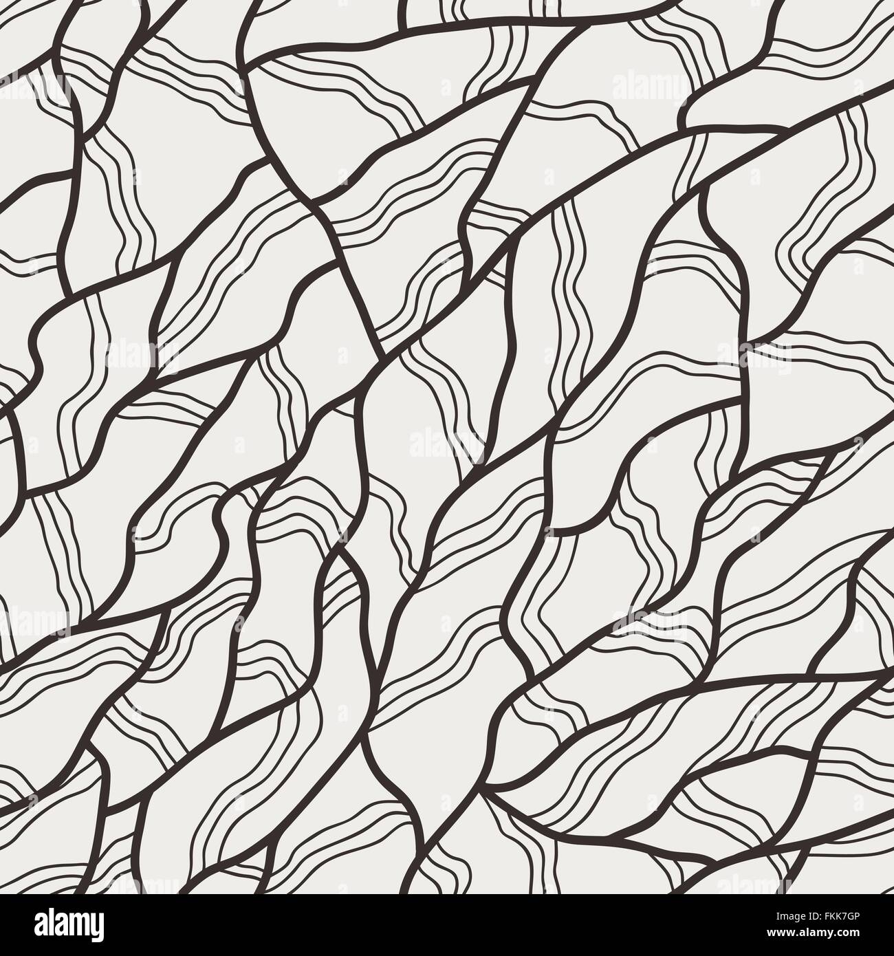 Vector seamless pattern of hand-drawn lines Stock Vector Image & Art ...