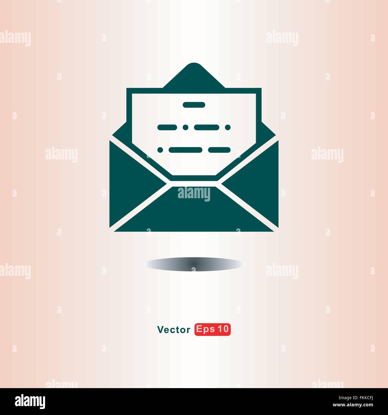 Email/letter Vector Letter icons modern design Stock Vector Images - Alamy