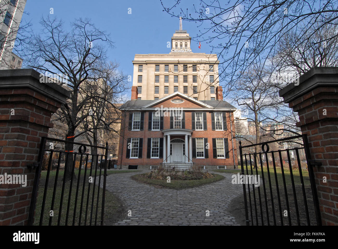 Campbell House Museum on Queen Street West in Toronto Canada Stock Photo