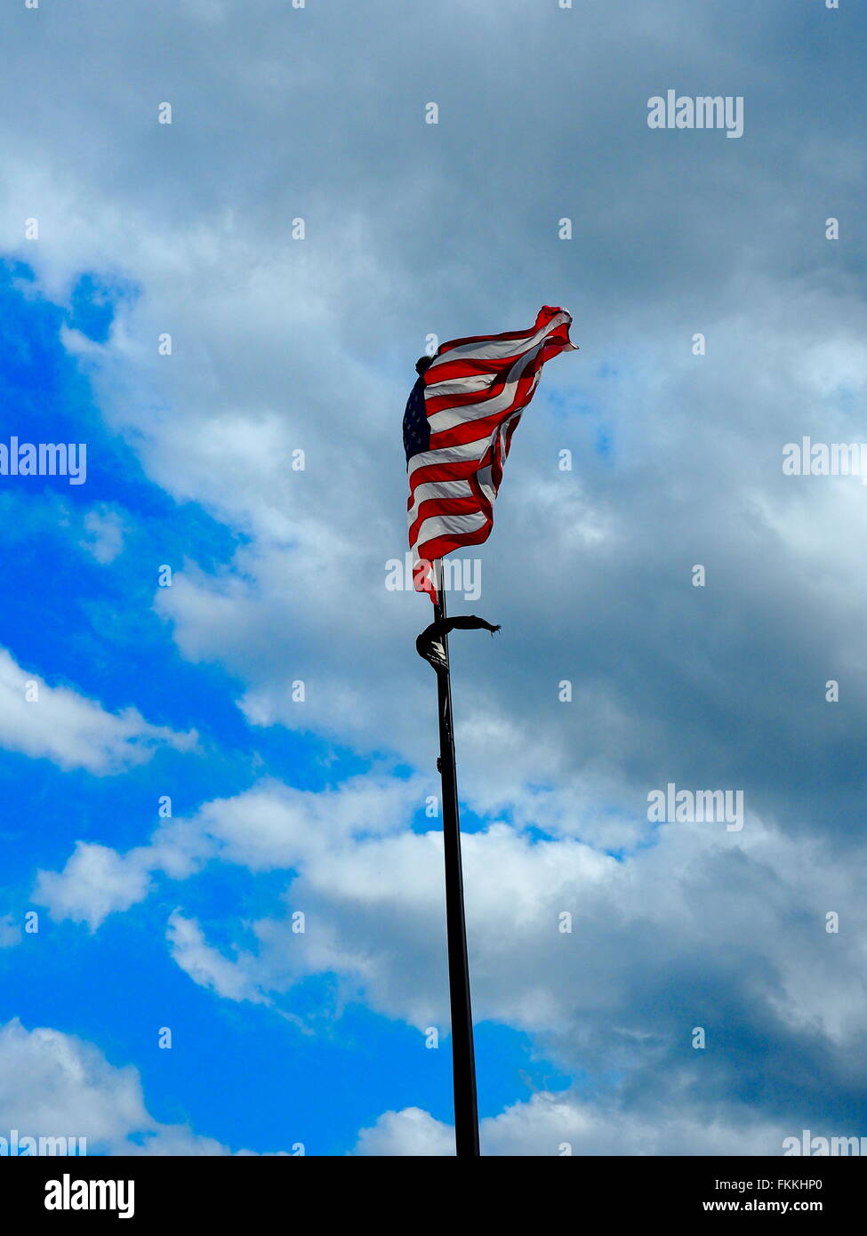 Blue cloud clouded sky hi-res stock photography and images - Alamy