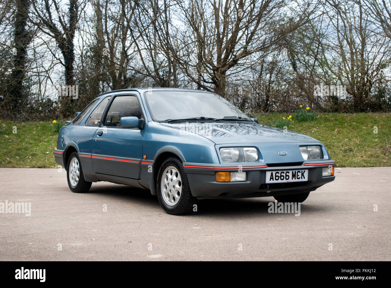 1983 Ford Sierra XR4i car, sold in America as the Merkur XR4Ti Stock Photo