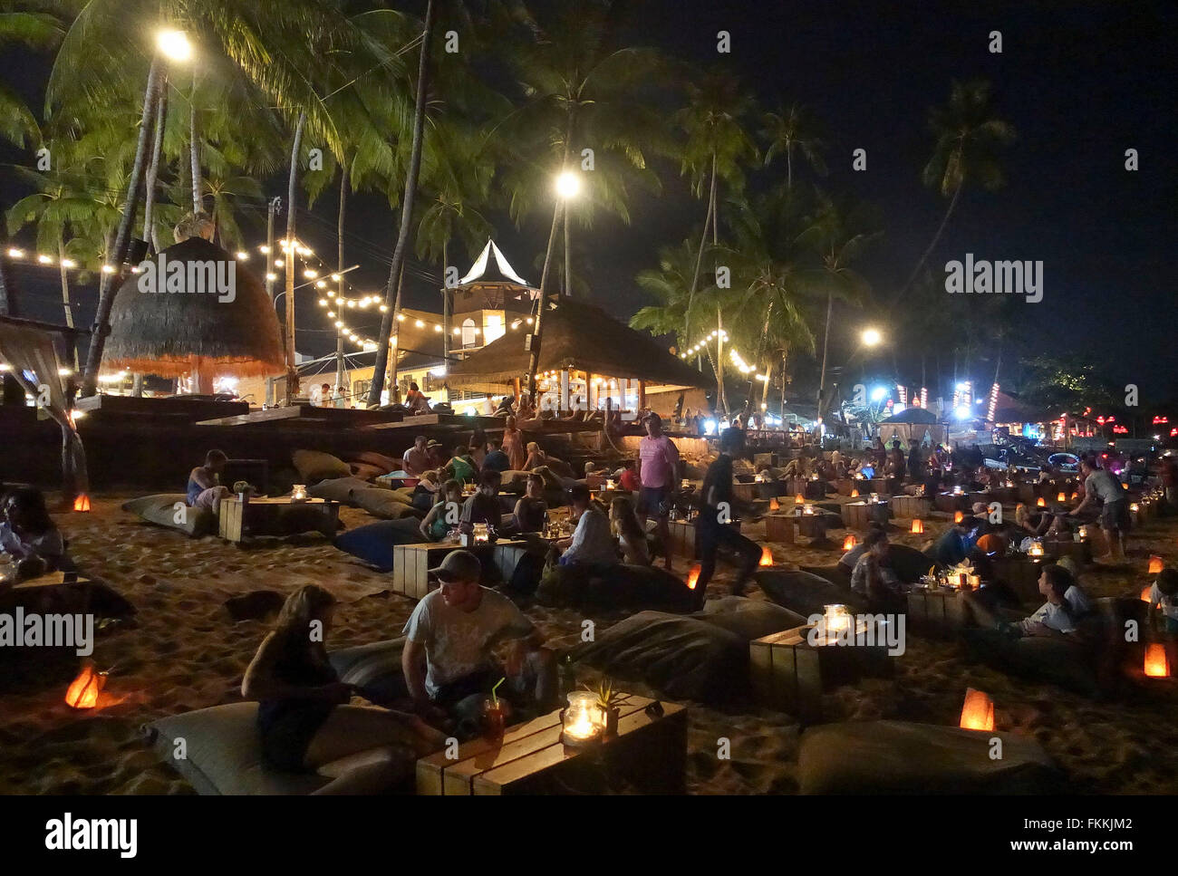 Coco Tam's bar in Fisherman's Village,Bophut Beach.Koh Samui Thailand