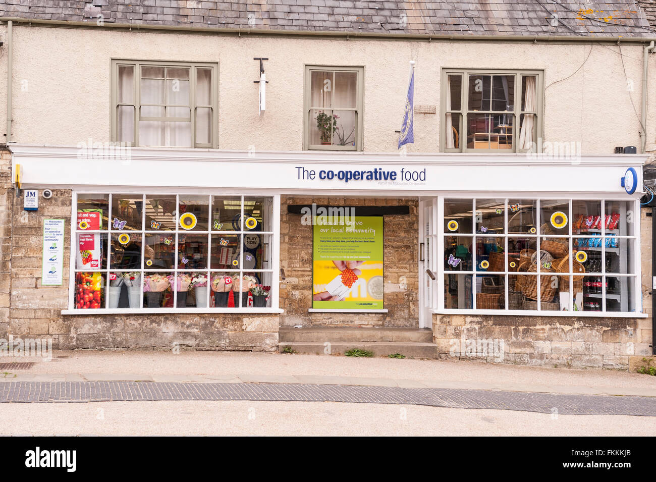 The Co-operative food shop store in Burford , Oxfordshire , England , Britain , U Stock Photo