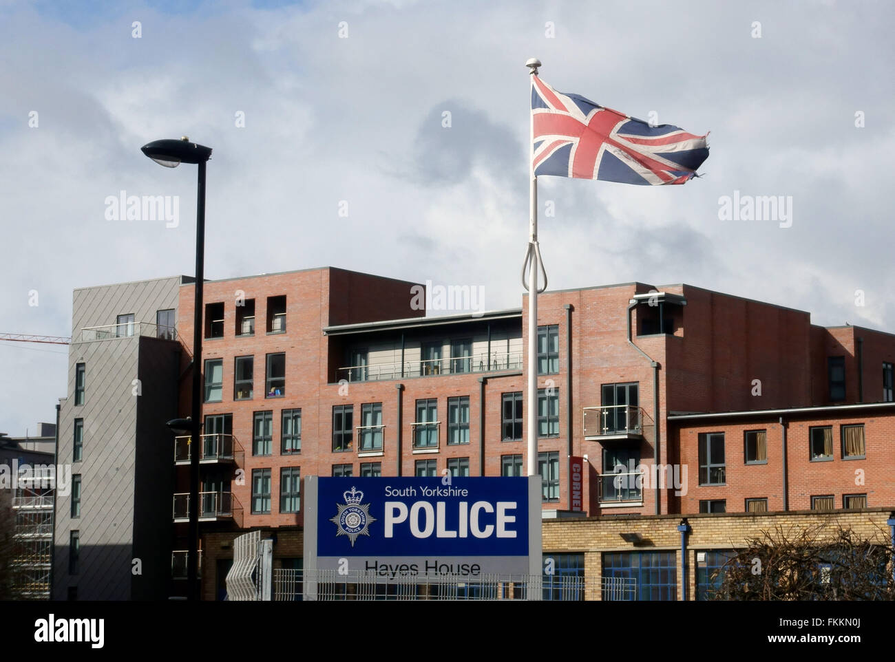 South Yorkshire police station Hayes House, Sheffield Stock Photo