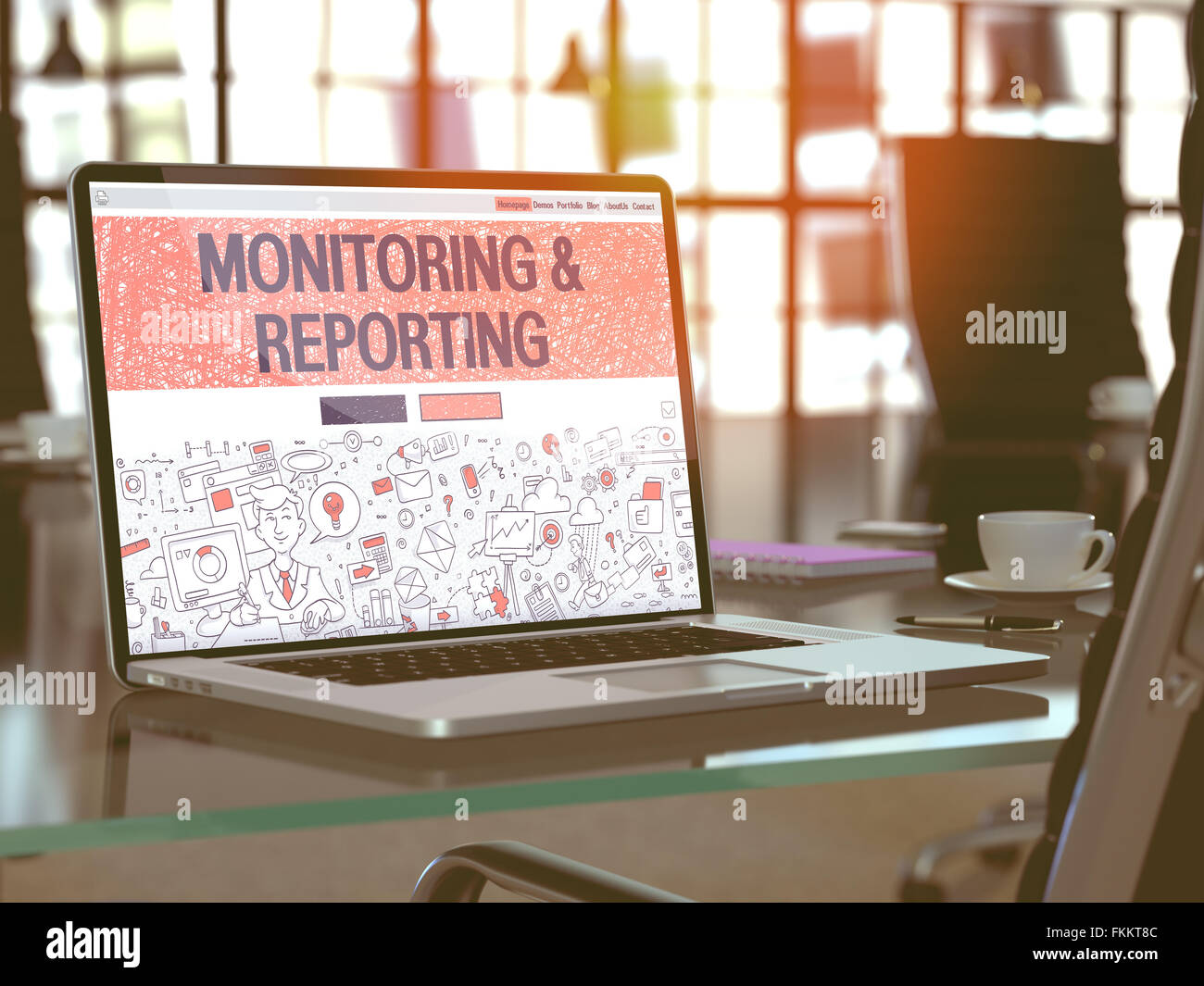 Monitoring and reporting hi-res stock photography and images - Alamy