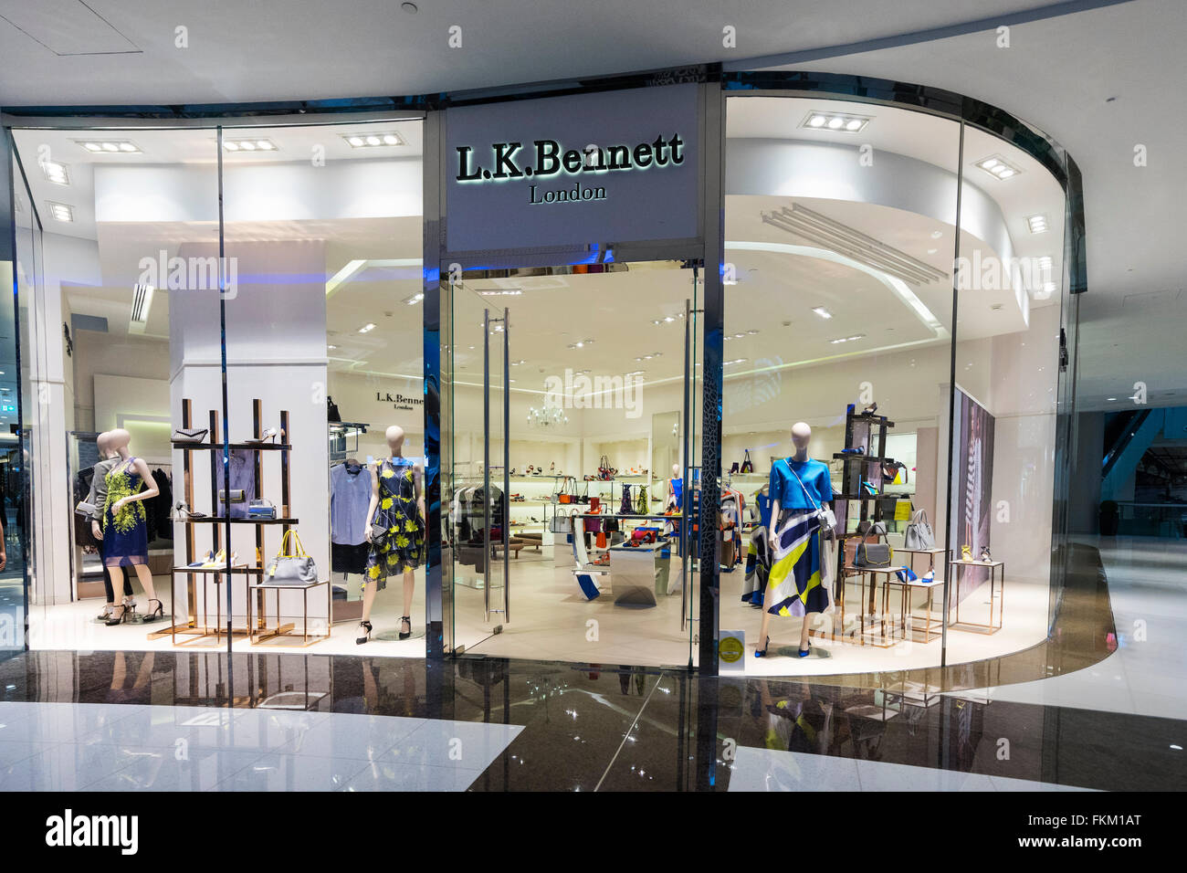 L.K.  Bennett fashion  shop in Dubai Mall Dubai United Arab Emirates Stock Photo