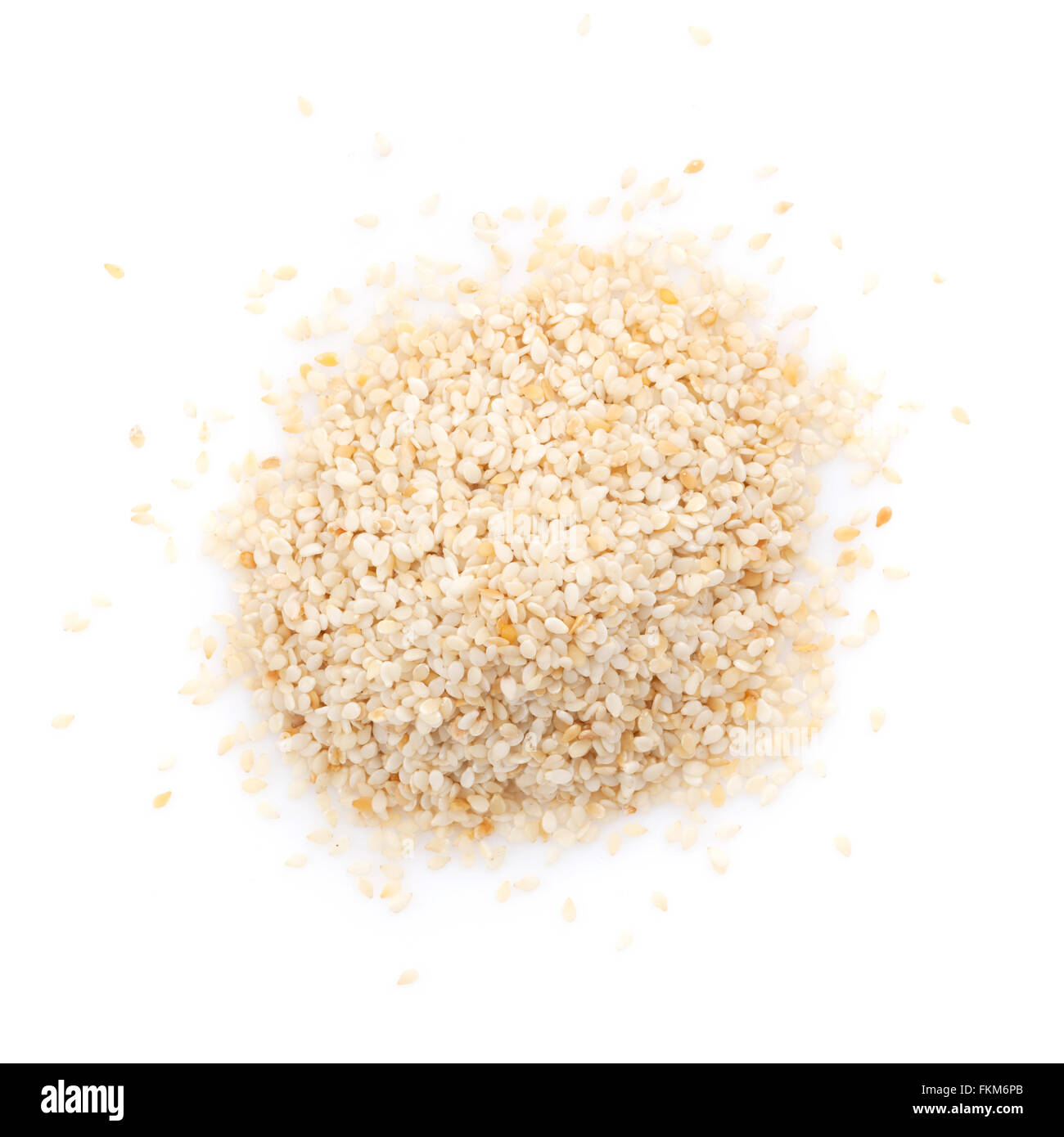 Sesame. Isolated on white background Stock Photo - Alamy