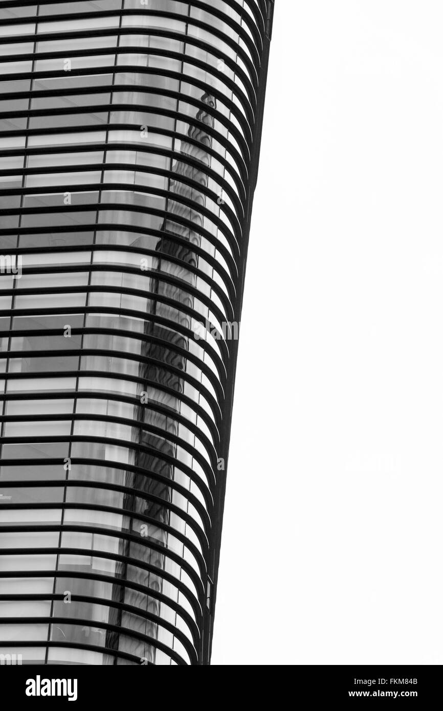 Skyscraper near Gwanghwamun Square, Seoul, South Korea Stock Photo