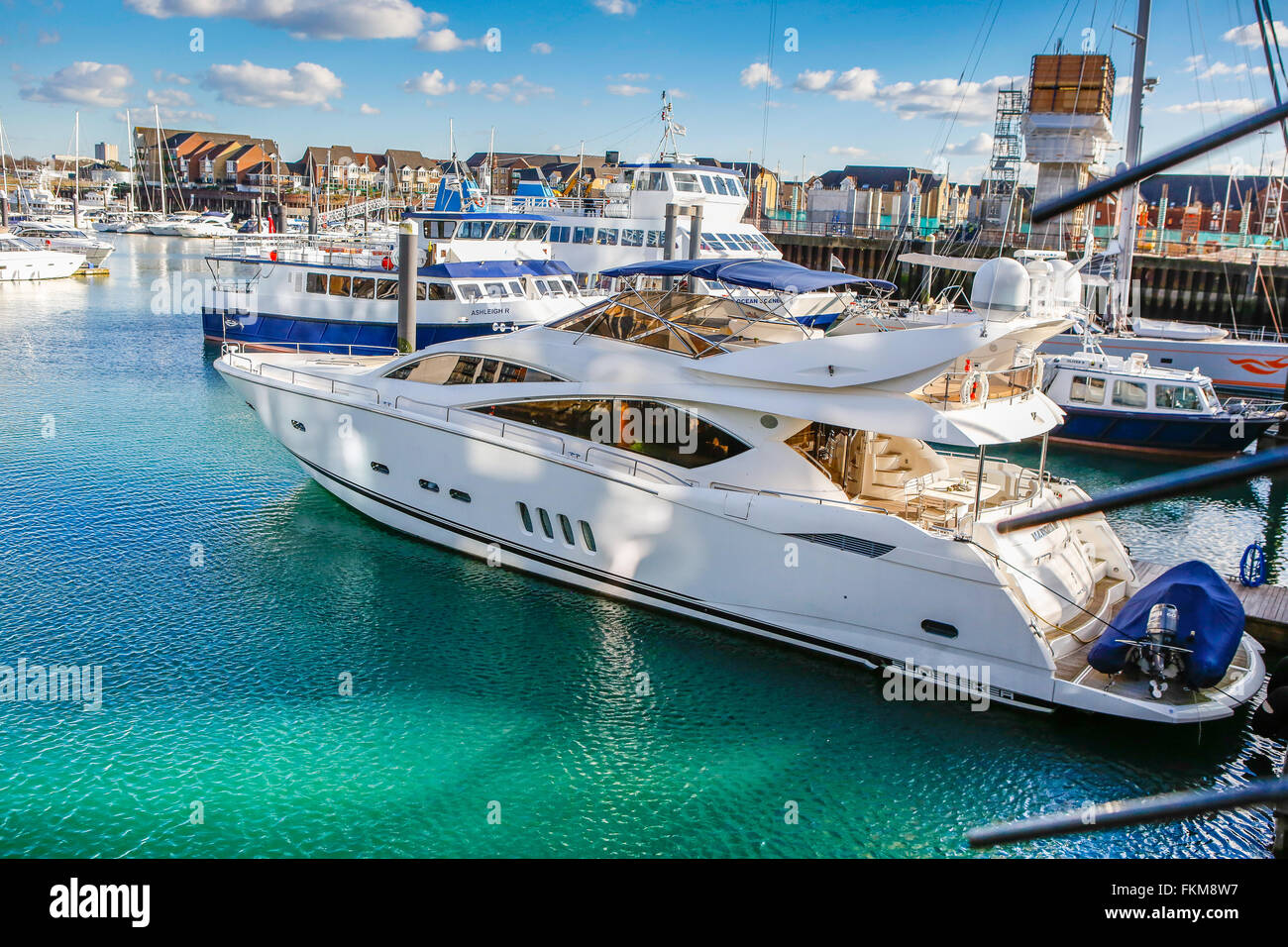 Southampton Ocean Village Marina Stock Photo Alamy