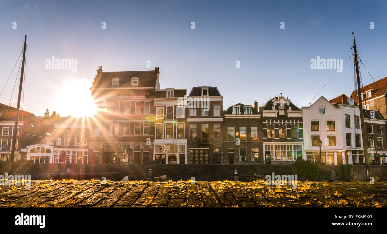 Historical Neighbourhood in Rotterdam, Netherlands Stock Photo