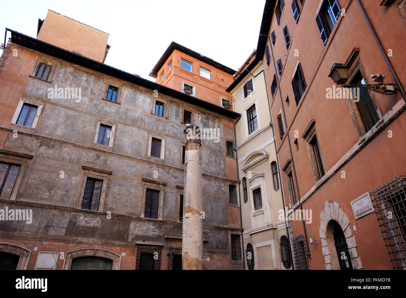 Italy, Rome, Palazzo Massimo alle Colonne, renaissance palace built on the site of the Odeon of Domitian Stock Photo