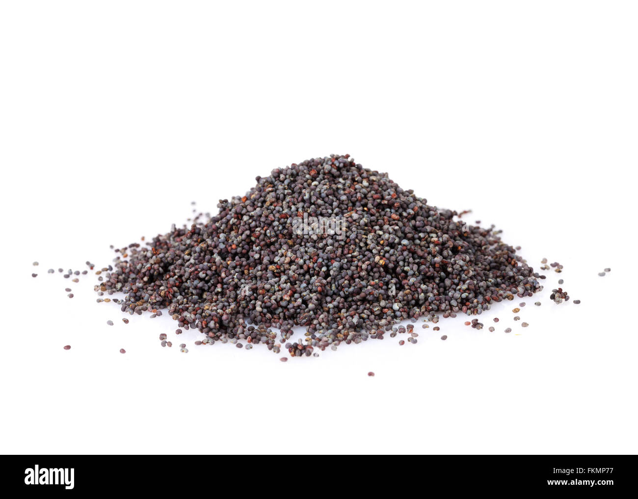 Poppy seed spice. Isolated on white background Stock Photo Alamy