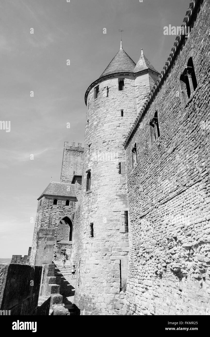 The ramparts of the fort Black and White Stock Photos & Images - Alamy