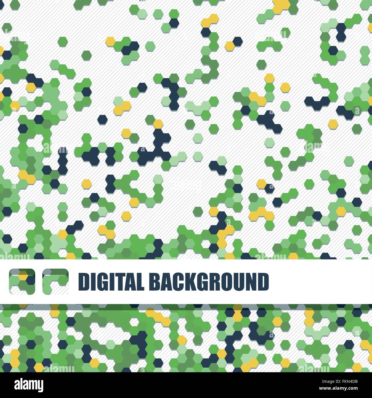 Vector background of different color hexagons Stock Vector Image & Art ...