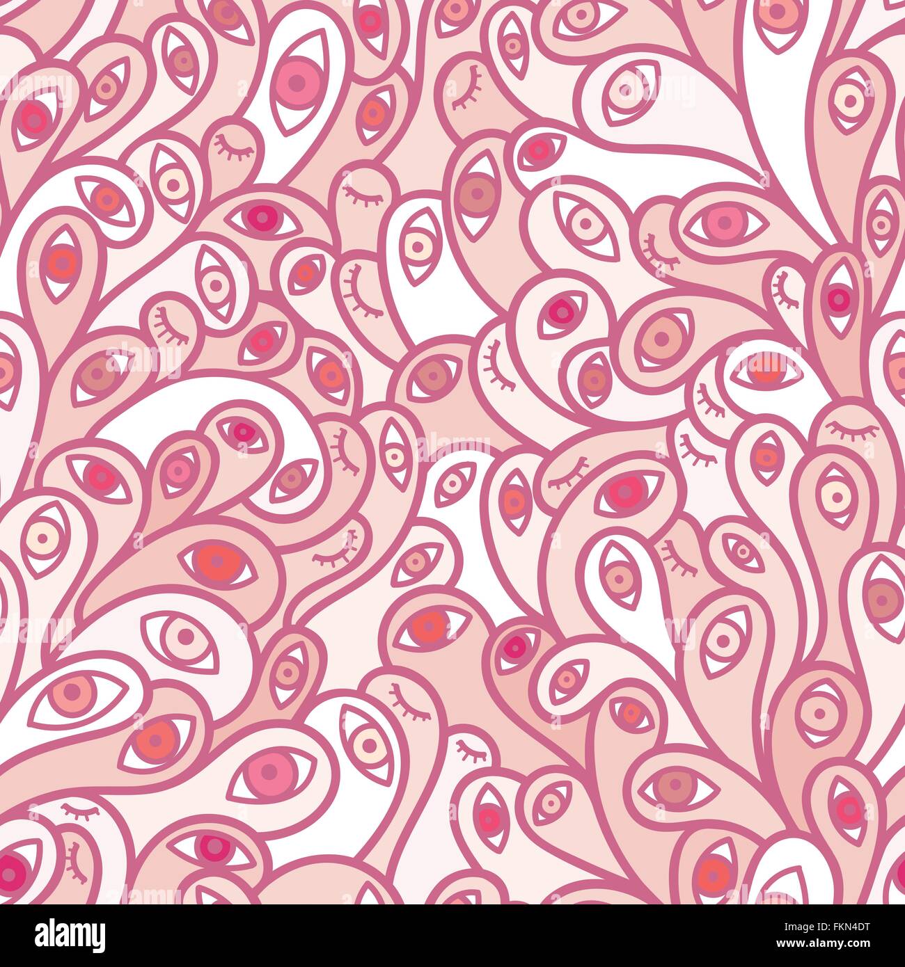 Vector seamless pattern of organic elements Stock Vector Image & Art ...