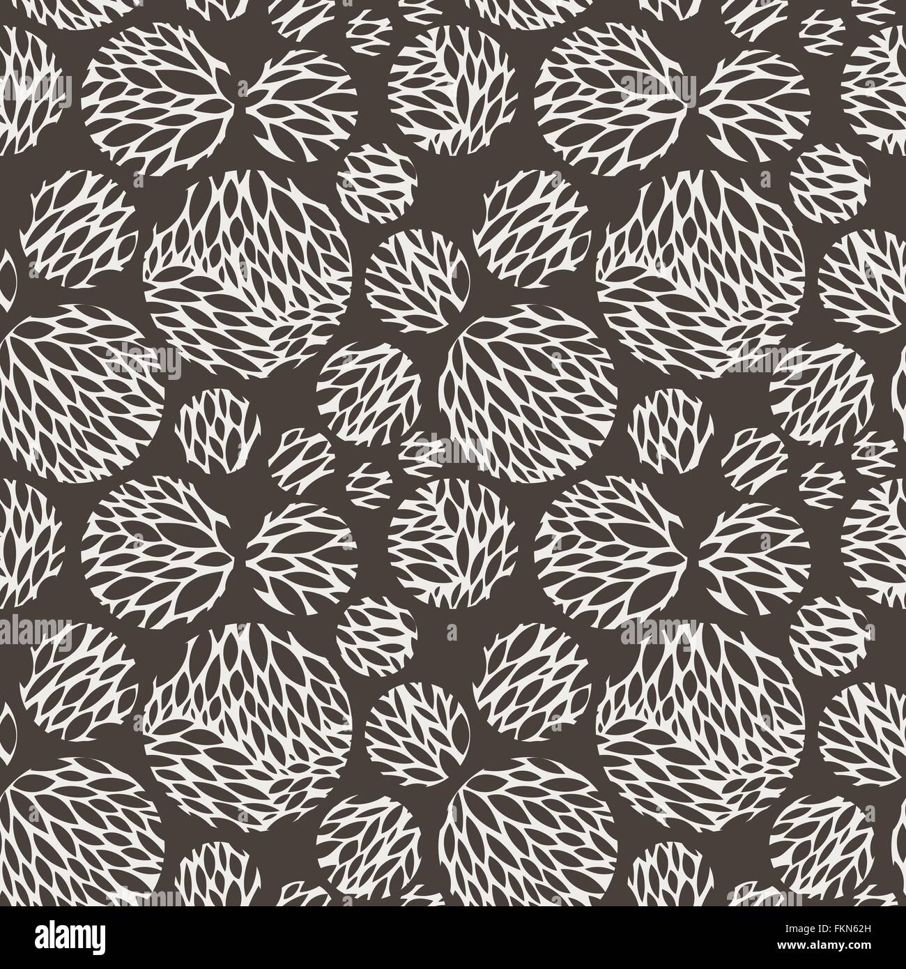 Vector seamless pattern of leaves Stock Vector Image & Art - Alamy