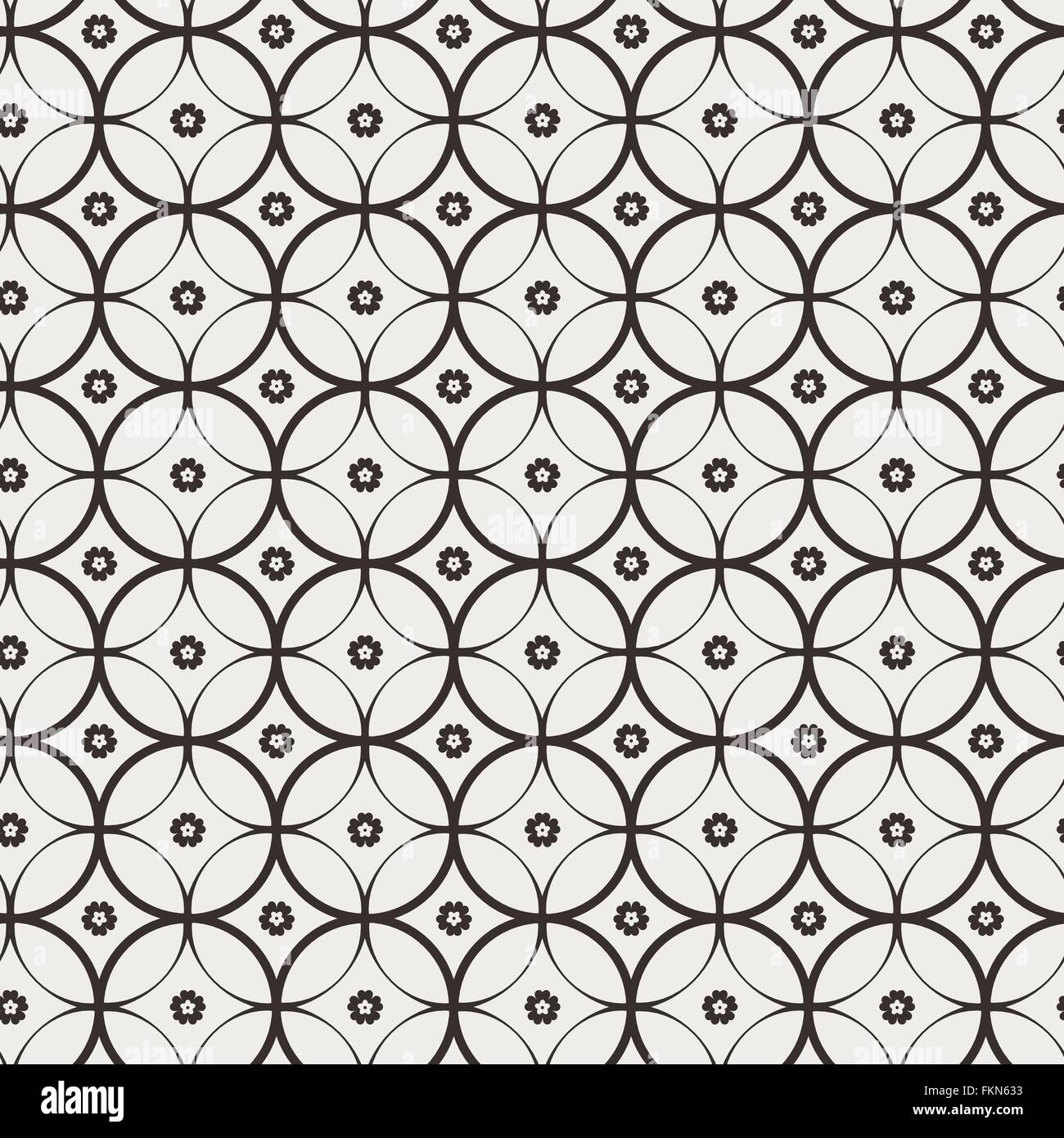 Vector seamless floral pattern Stock Vector Image & Art - Alamy