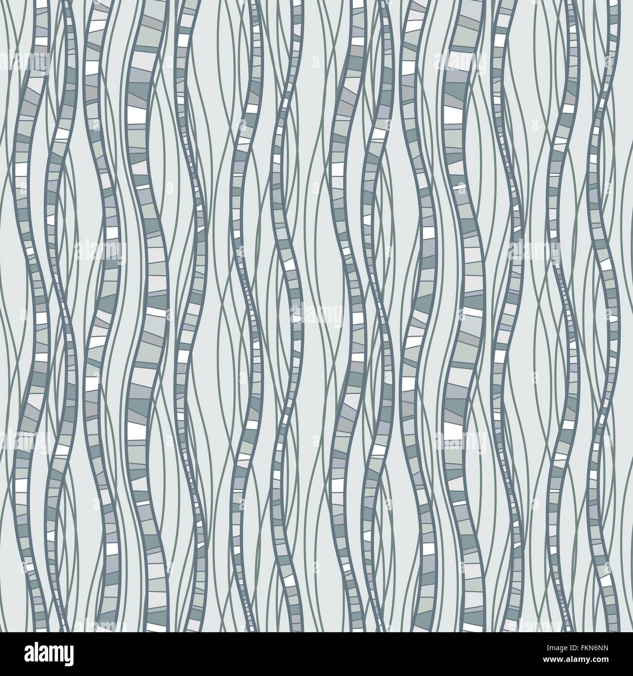 Vector seamless pattern of wavy lines Stock Vector Image & Art - Alamy