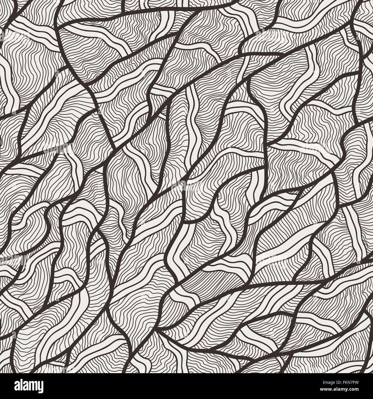 Drawn Line Pattern Vector seamless pattern of hand-drawn lines Stock Vector Image & Art ...