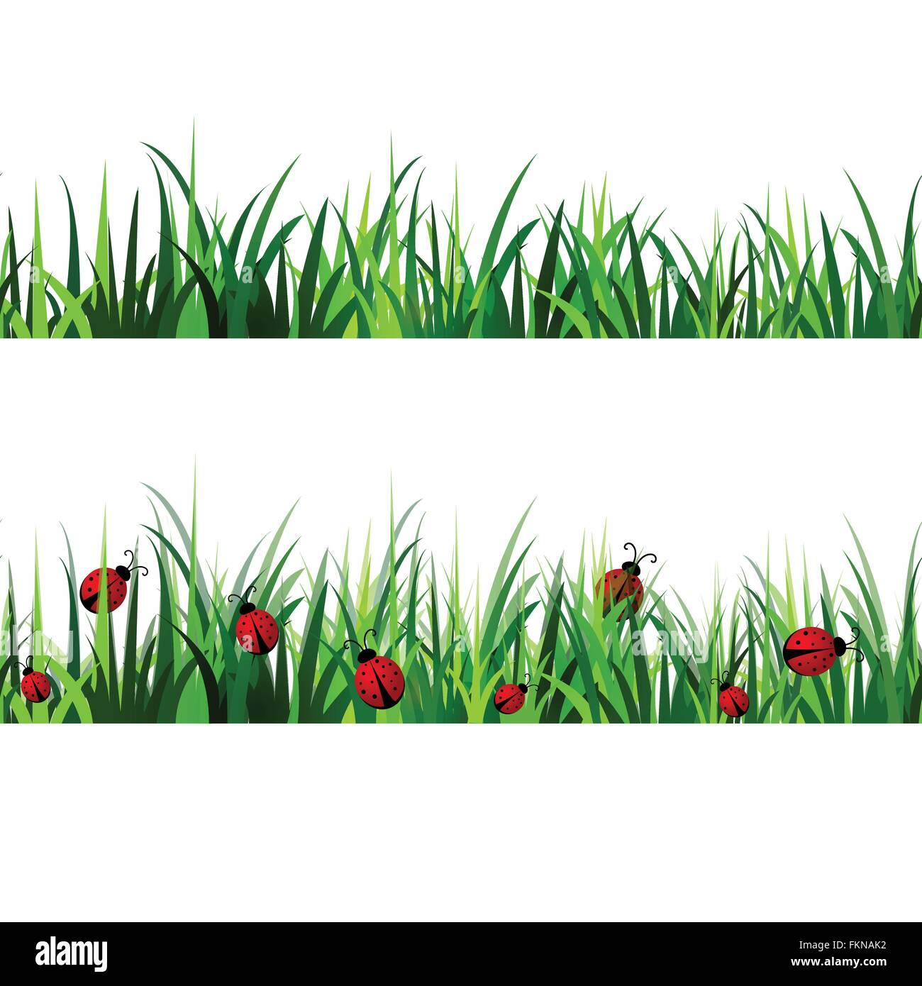 Green Grass seamless set Stock Vector Image & Art - Alamy
