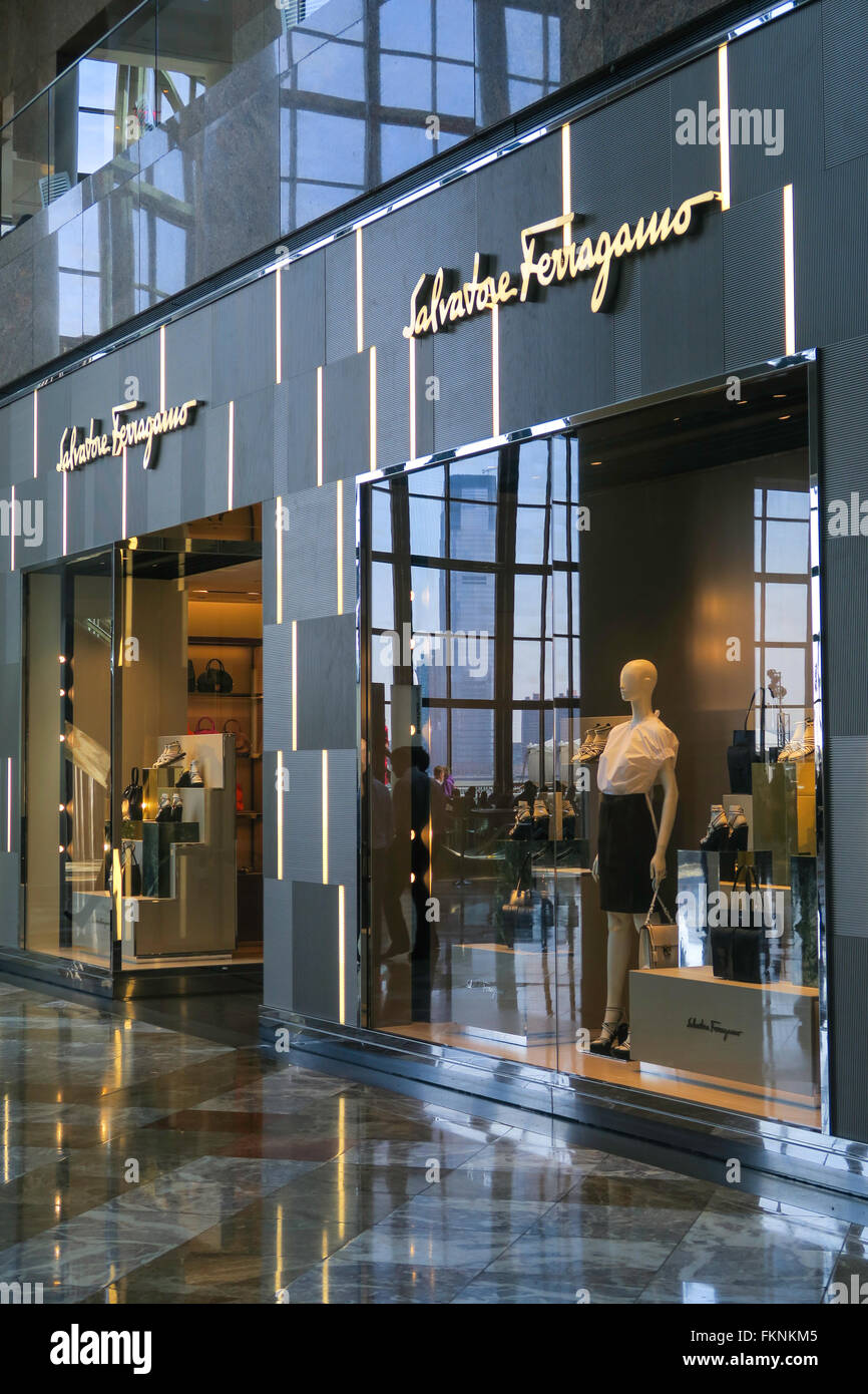 Salvatore Ferragamo Store, Brookfield Place in Battery Park City, NYC, USA  Stock Photo - Alamy