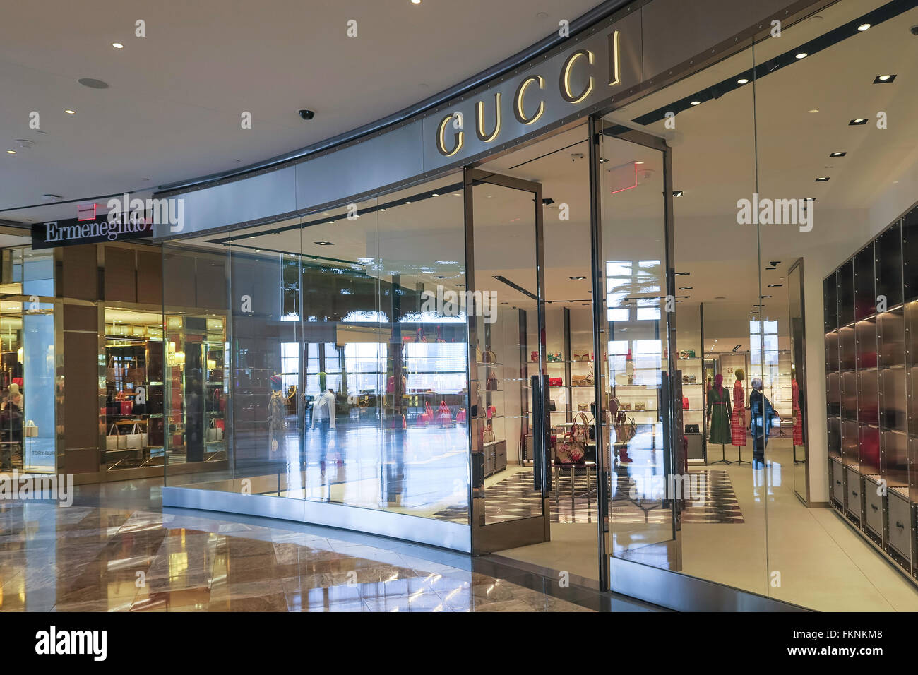 Gucci Store, Place in Battery City, NYC, Stock Photo - Alamy