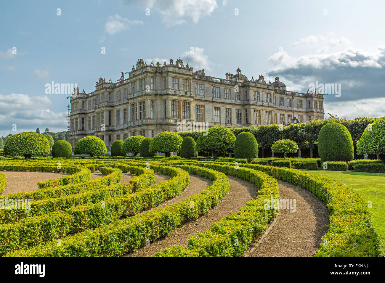 Longleat Stately Home and Safari Park home of the Marquess of Bath. An Elizabethan stately home / mansion in Wiltshire UK Stock Photo