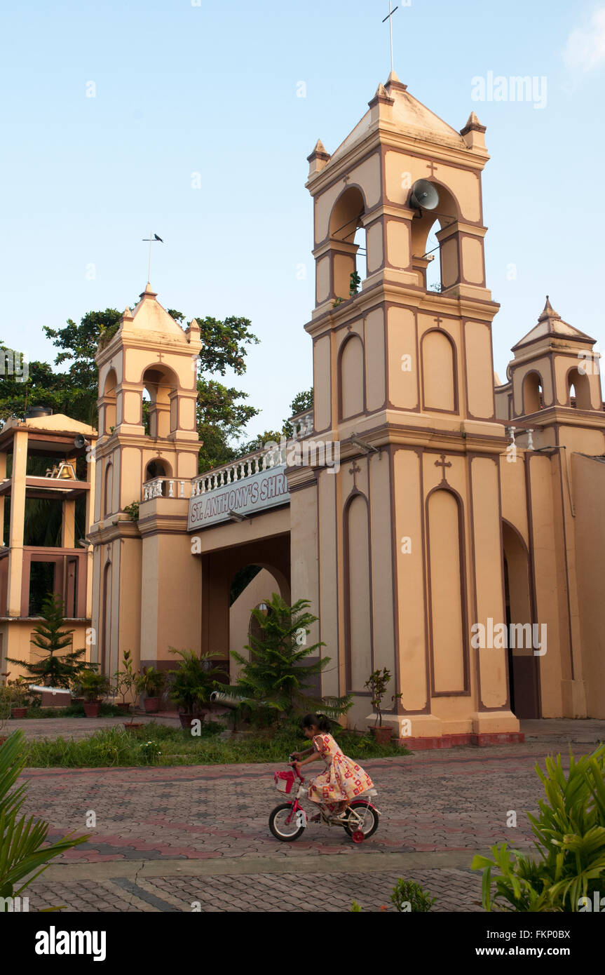 St Anthony's Catholic Church, Batticaloa, Sri Lanka Stock Photo