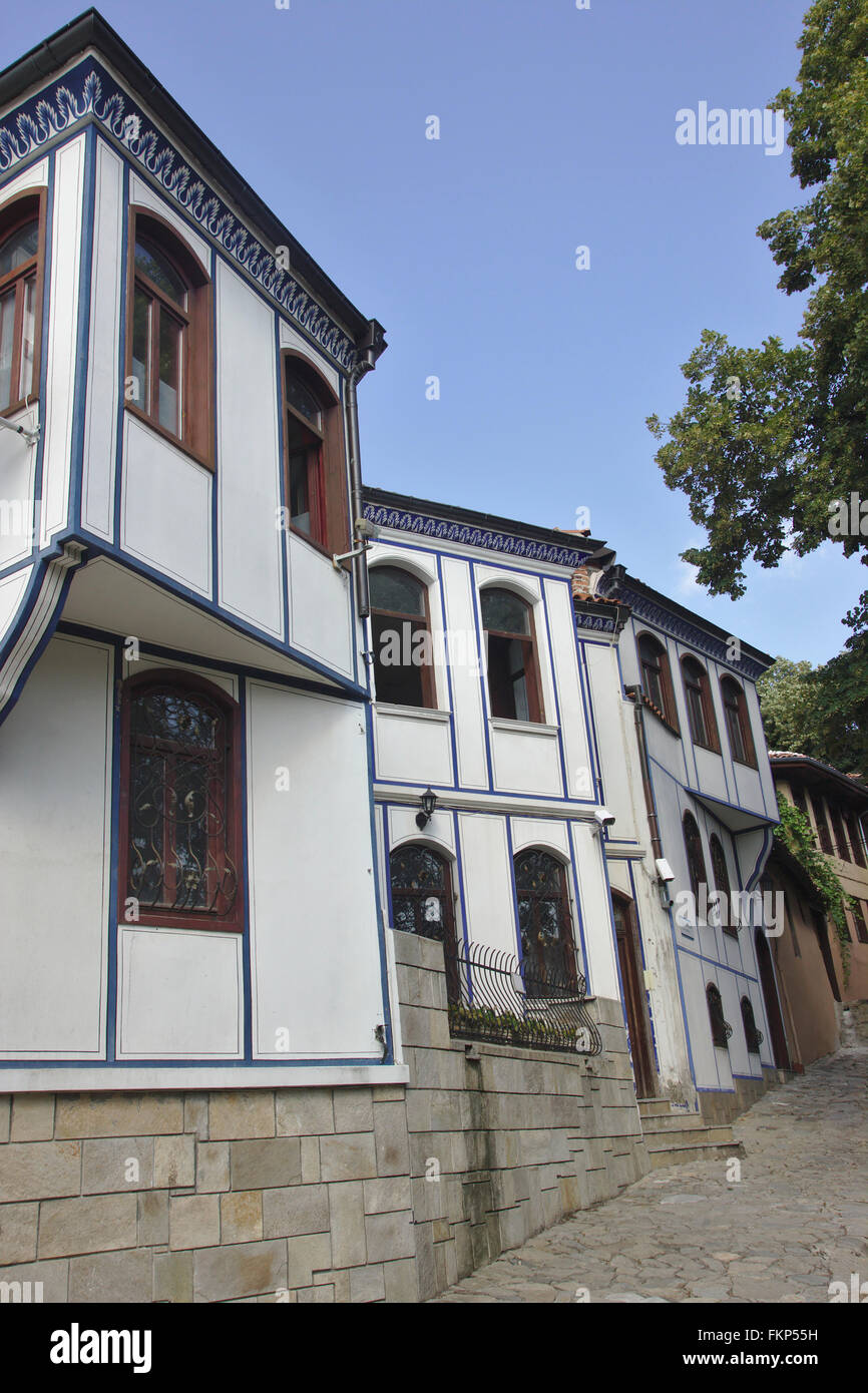 Traditional house in Old Town of Plovdiv, Bulgaria Stock Photo Alamy