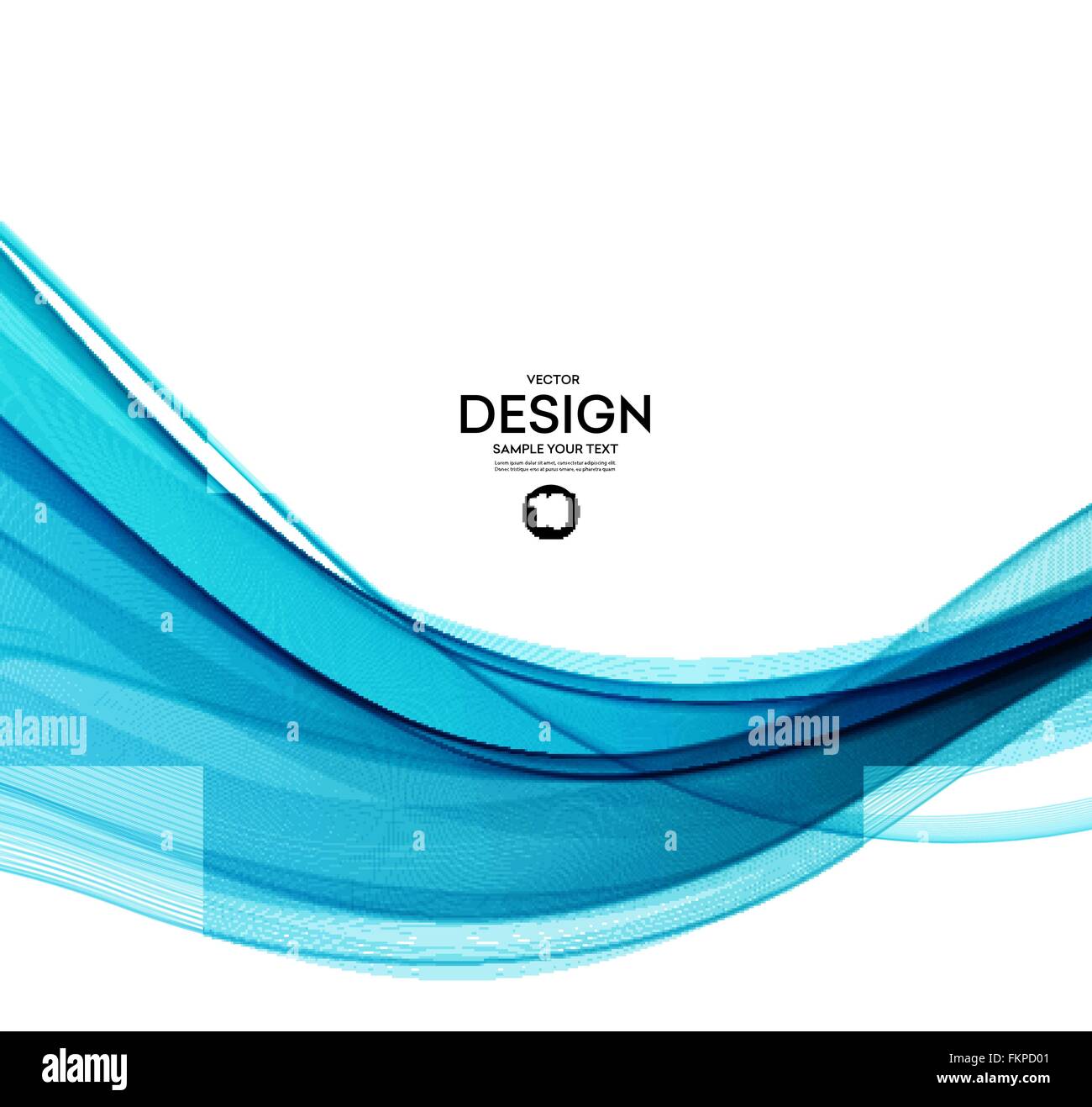 Abstract vector background, blue wavy Stock Vector Image & Art - Alamy
