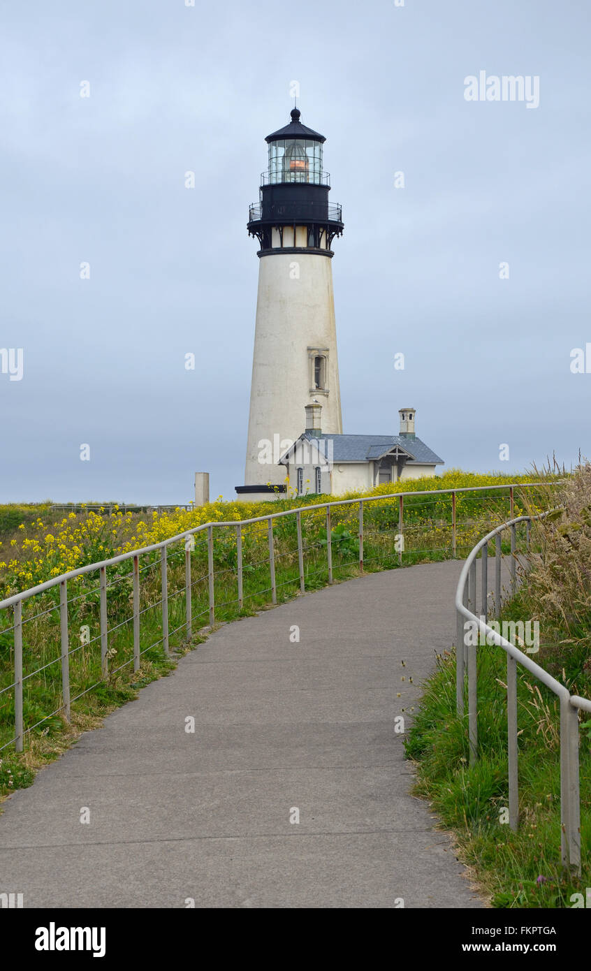 Historic Yaquina Head Lighthouse High Resolution Stock Photography and