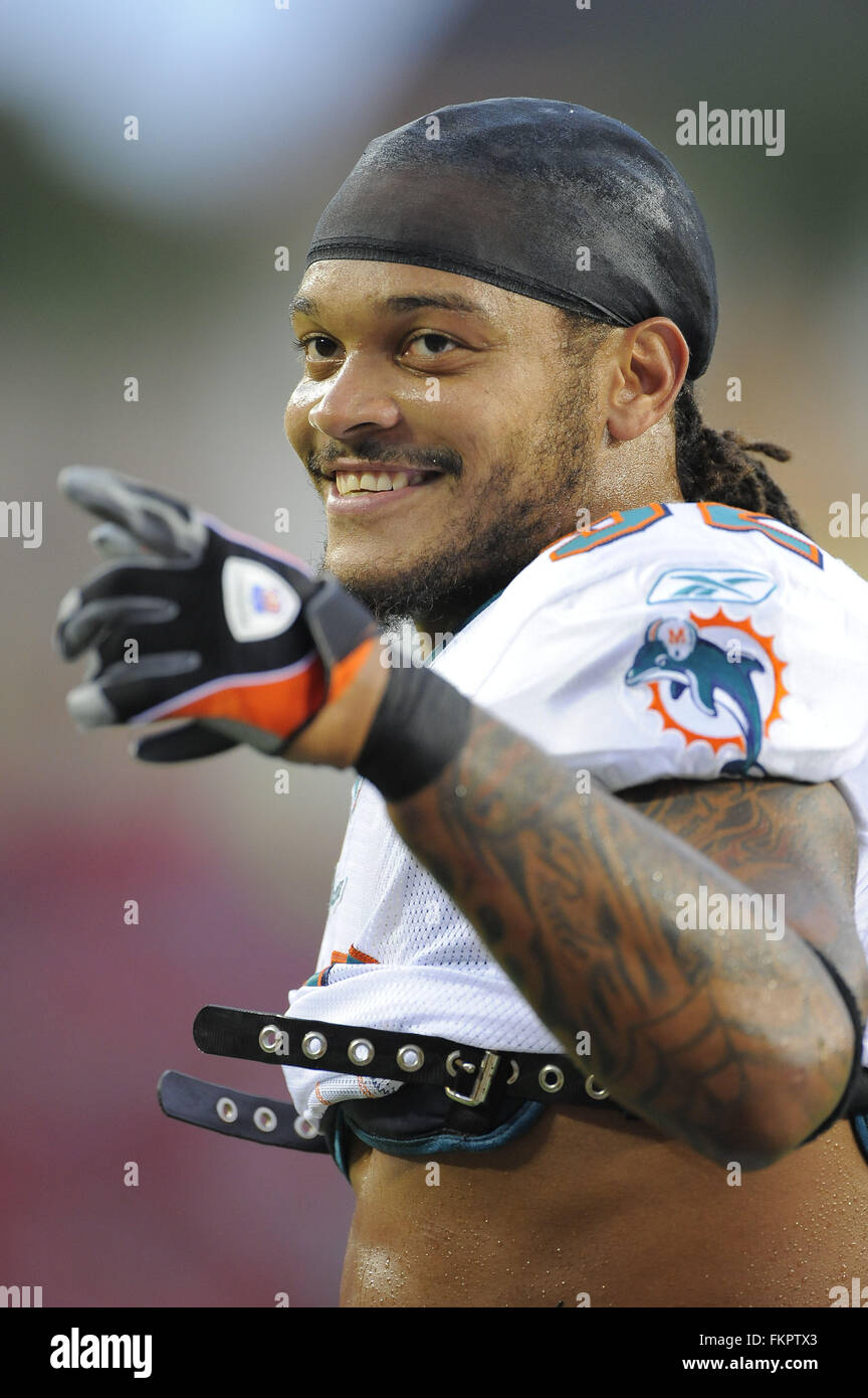 Channing crowder nfl hi-res stock photography and images - Alamy