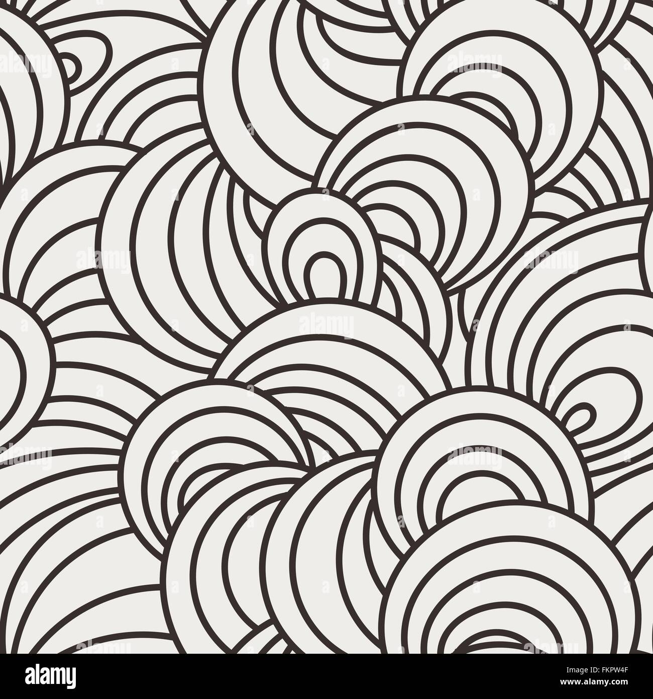 Vector seamless background of overlapping circles Stock Vector Image ...