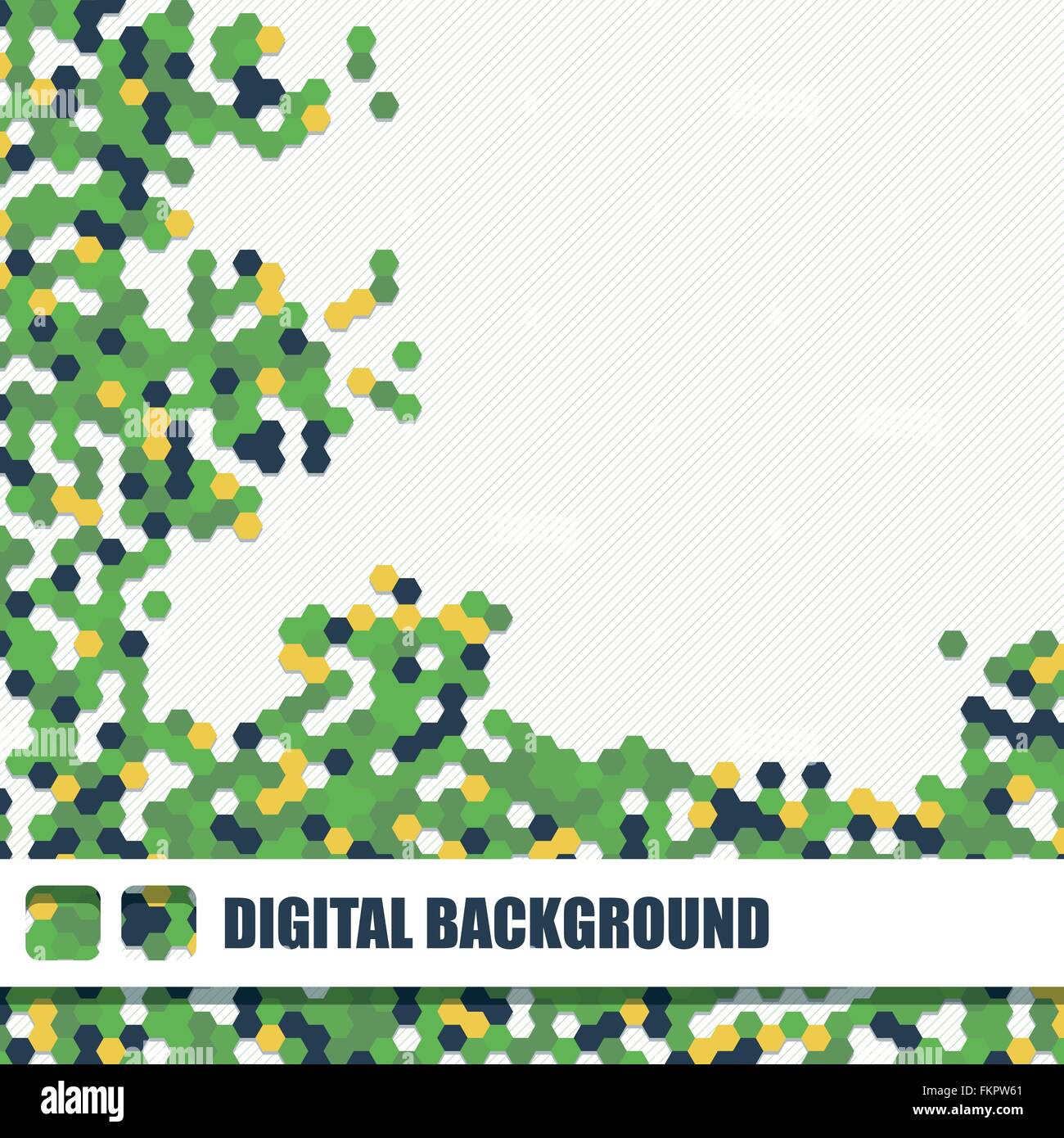 Vector background of different color hexagons Stock Vector Image & Art ...