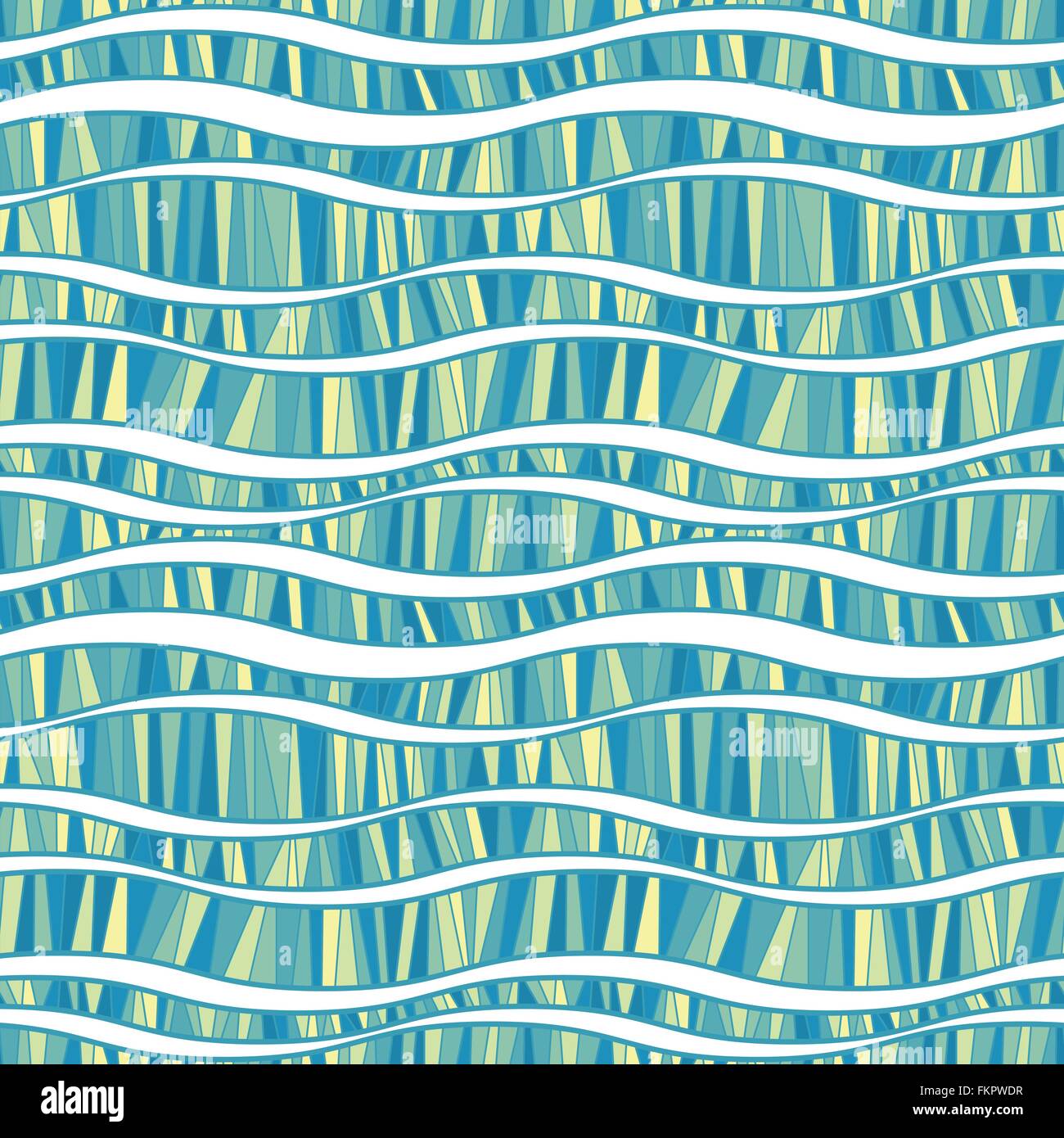 Vector seamless pattern of wavy lines Stock Vector Image & Art - Alamy