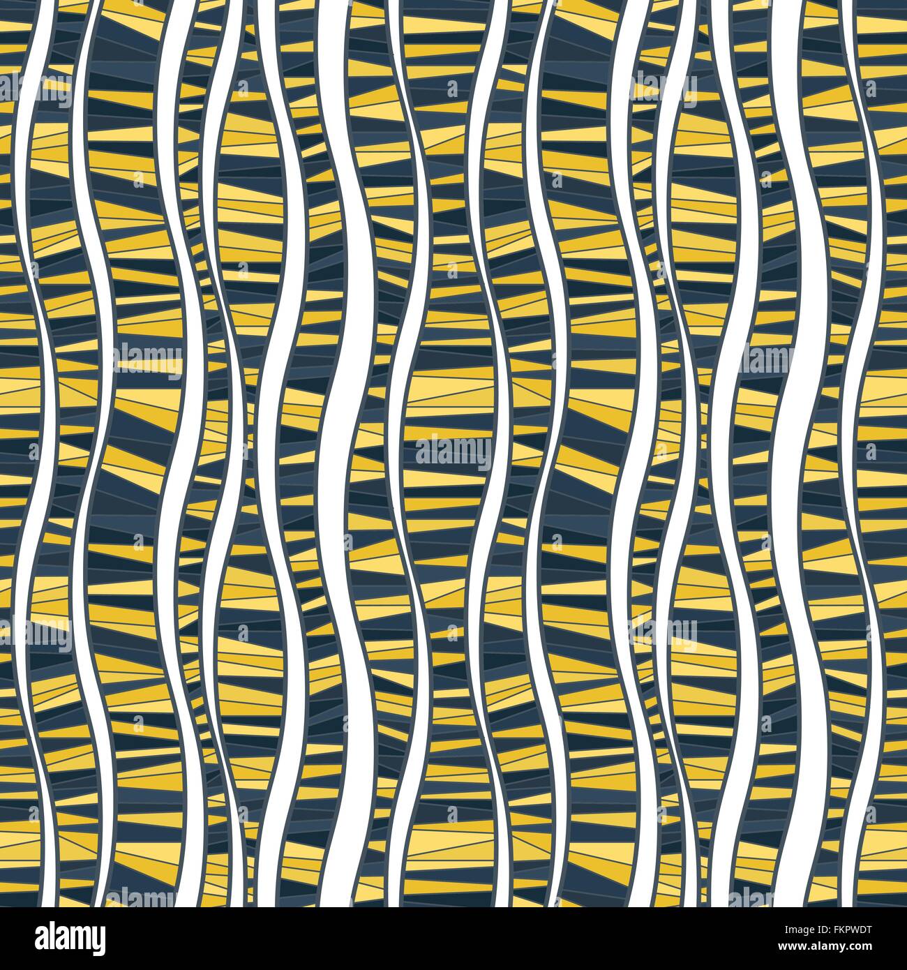 Vector seamless pattern of wavy lines Stock Vector Image & Art - Alamy