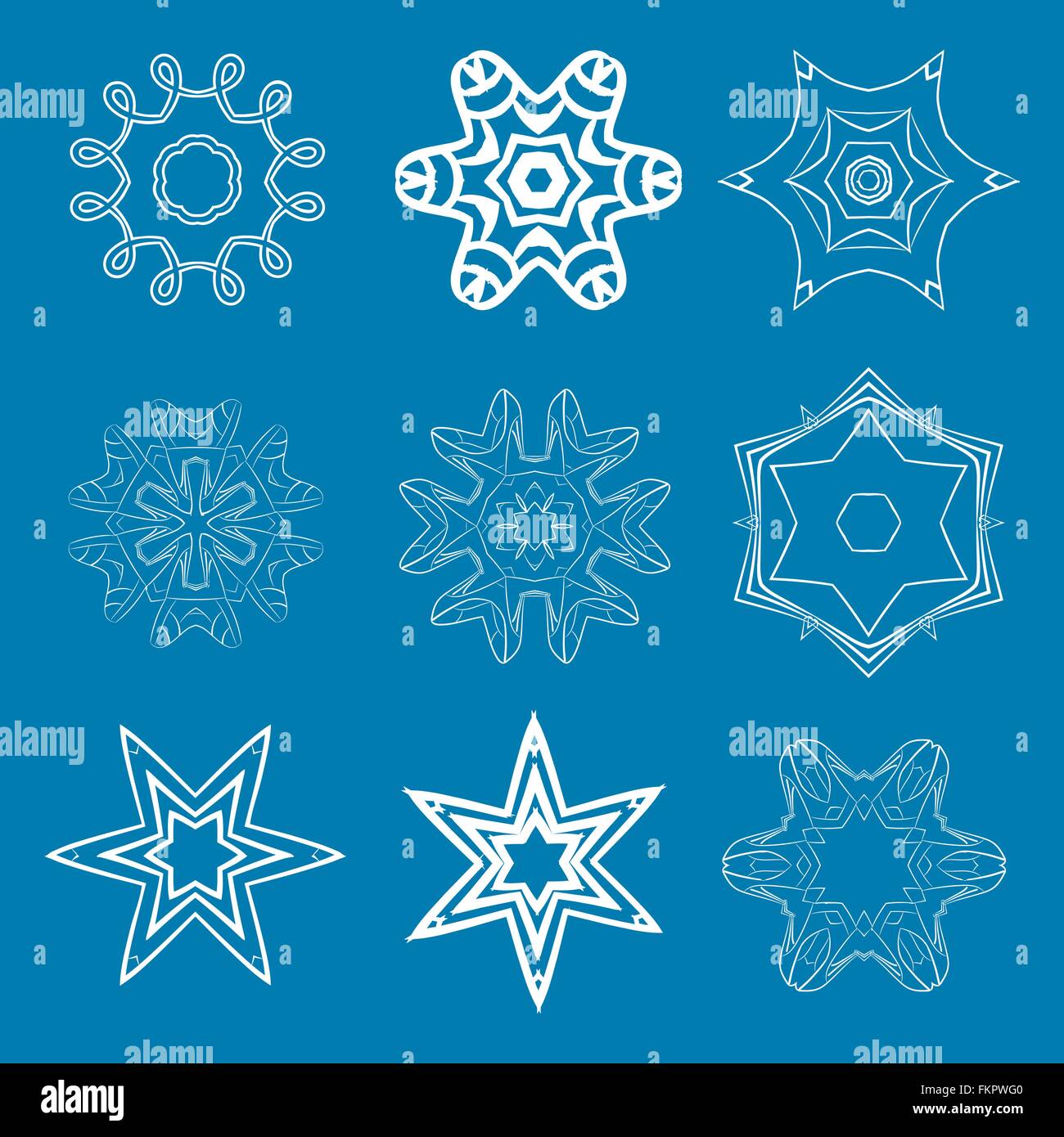 Drawing Color Patterns Blue Decorative blue patterns Stock Vector Images - Alamy