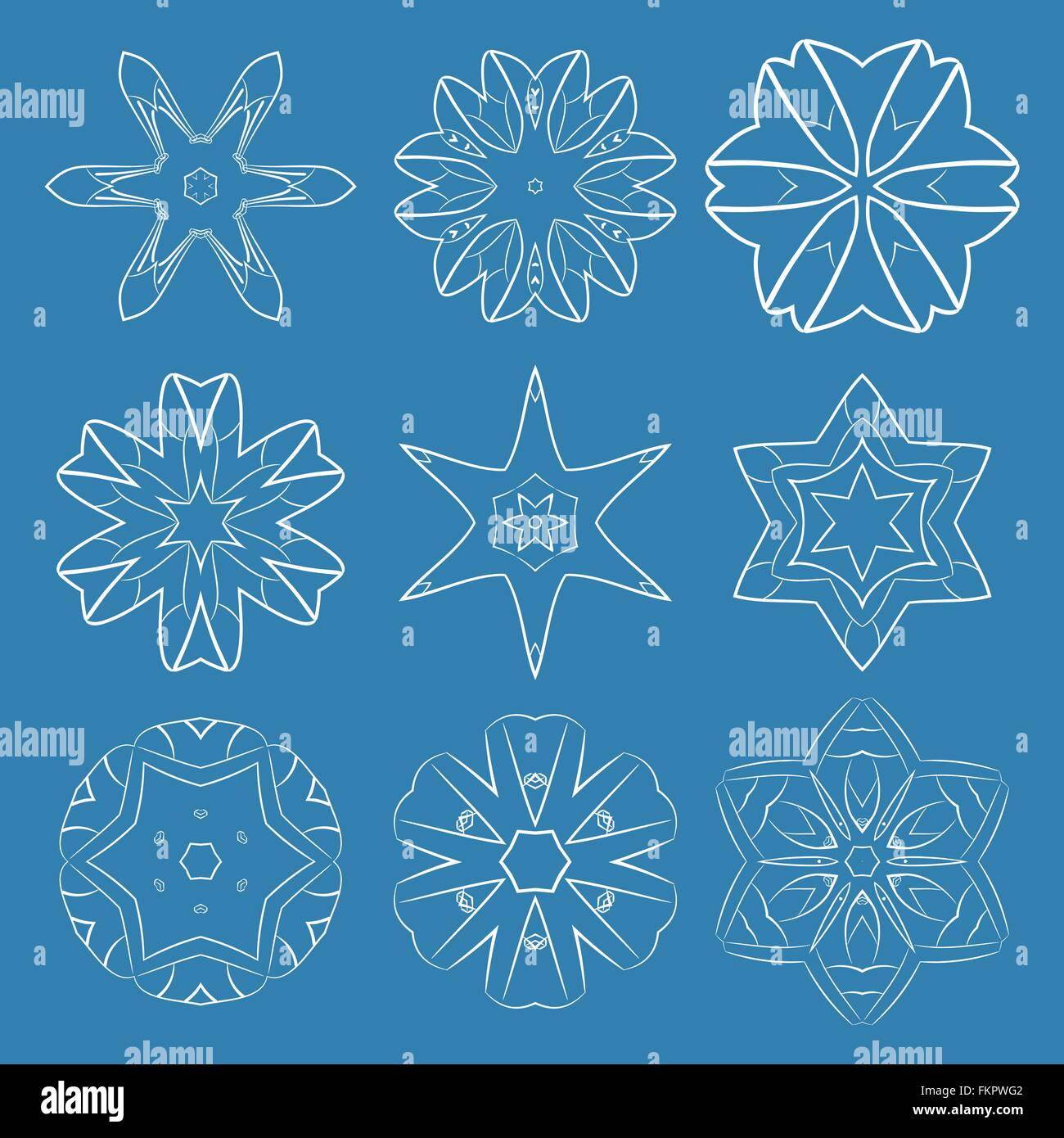 Drawing Color Patterns Blue Abstract patterns on blue Stock Vector Images - Alamy