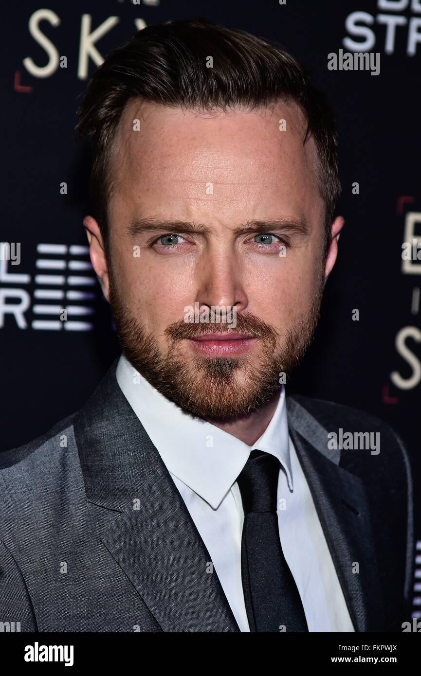 New York, NY, USA. 9th Mar, 2016. Aaron Paul at arrivals for EYE IN THE