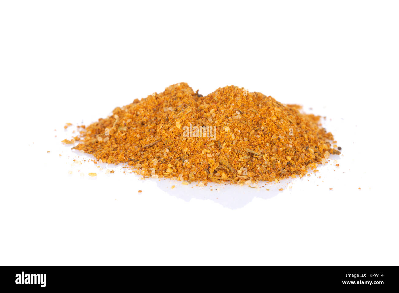 Mixed spices. Isolated on white background Stock Photo
