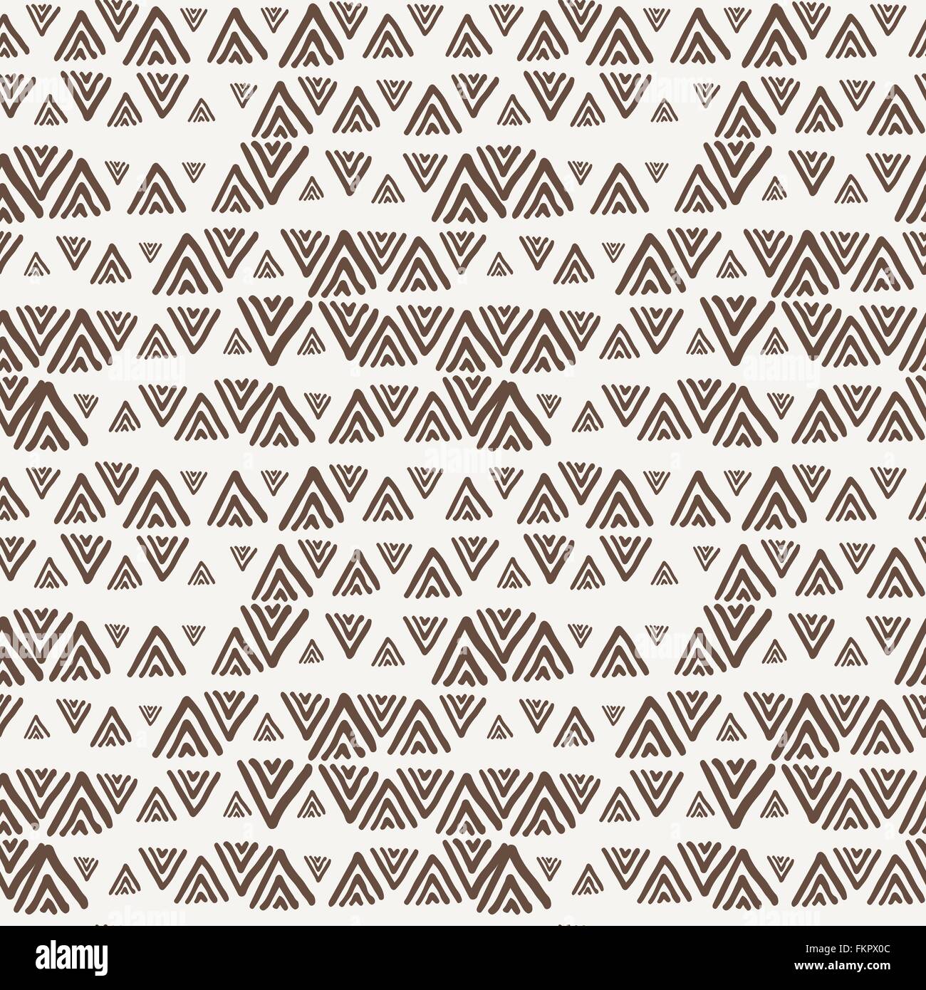 Vector seamless texture of hand-painted triangles Stock Vector Image ...