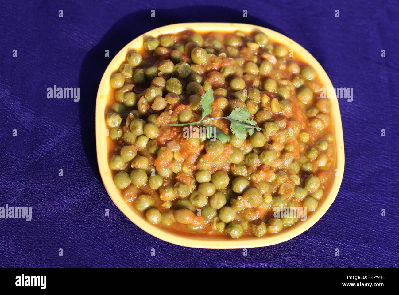 Mattar masala Stock Photo