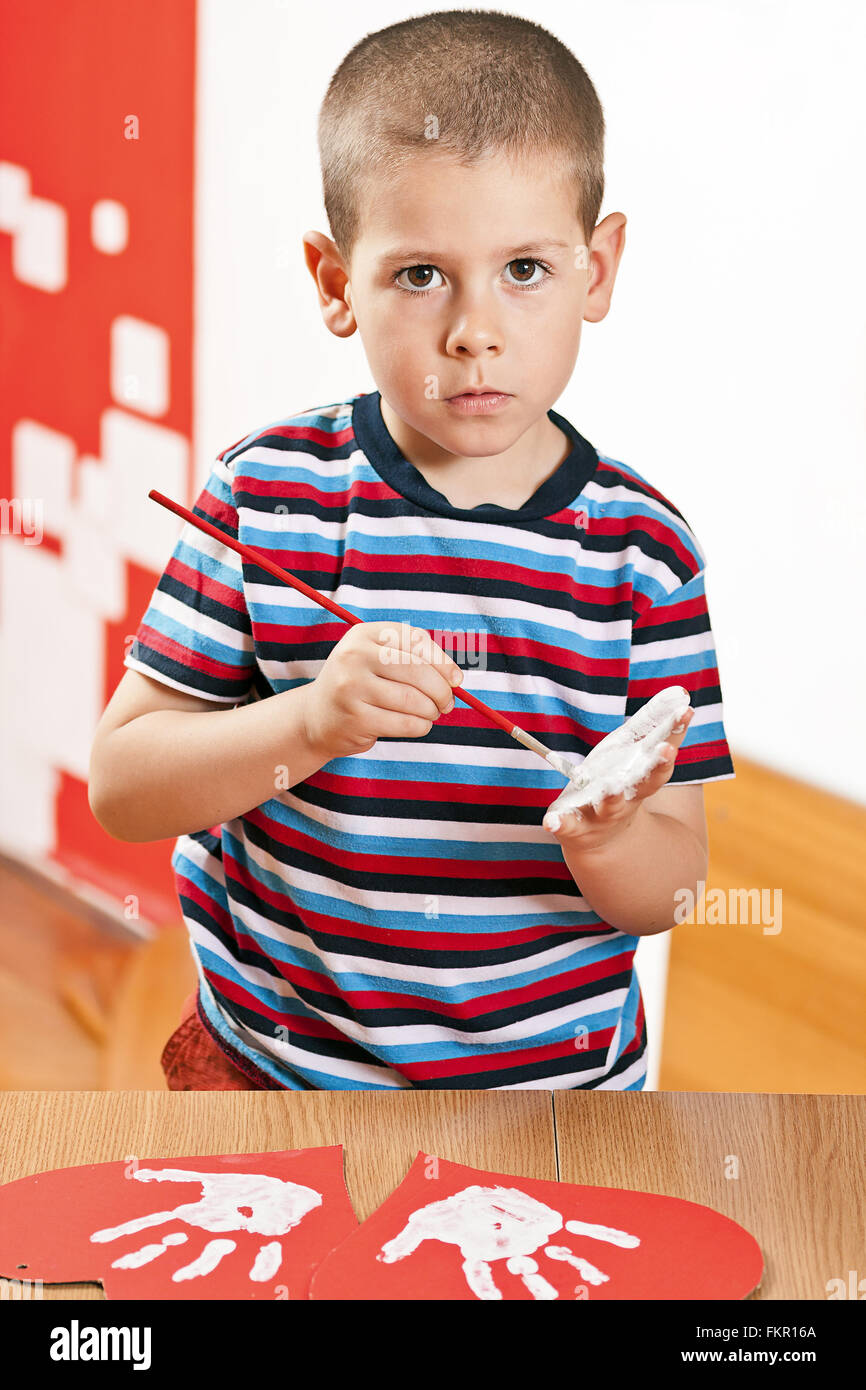 Hand prints paint hi-res stock photography and images - Alamy