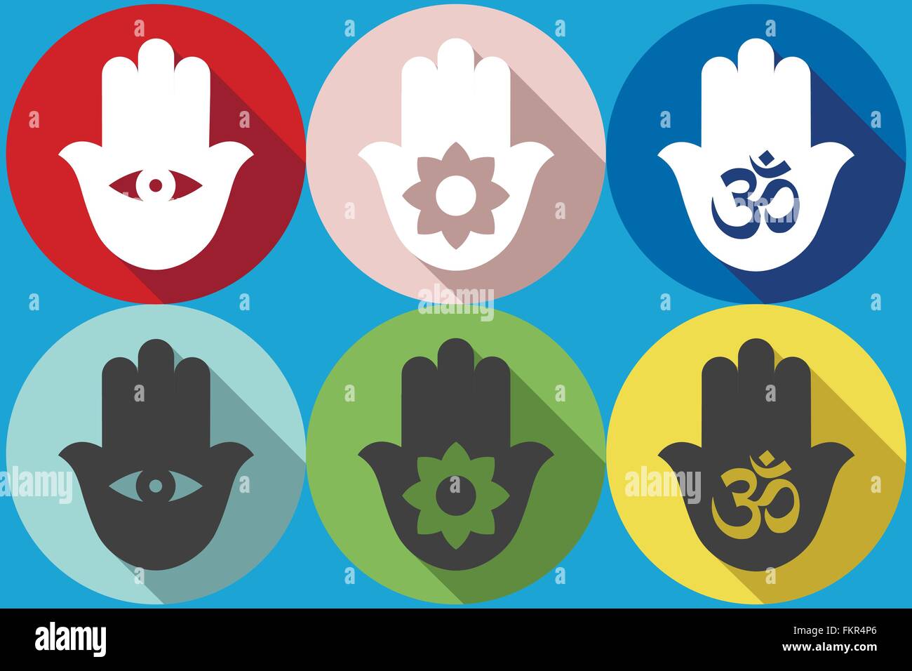 Hamsa symbol Icon Stock Vector Image & Art Alamy