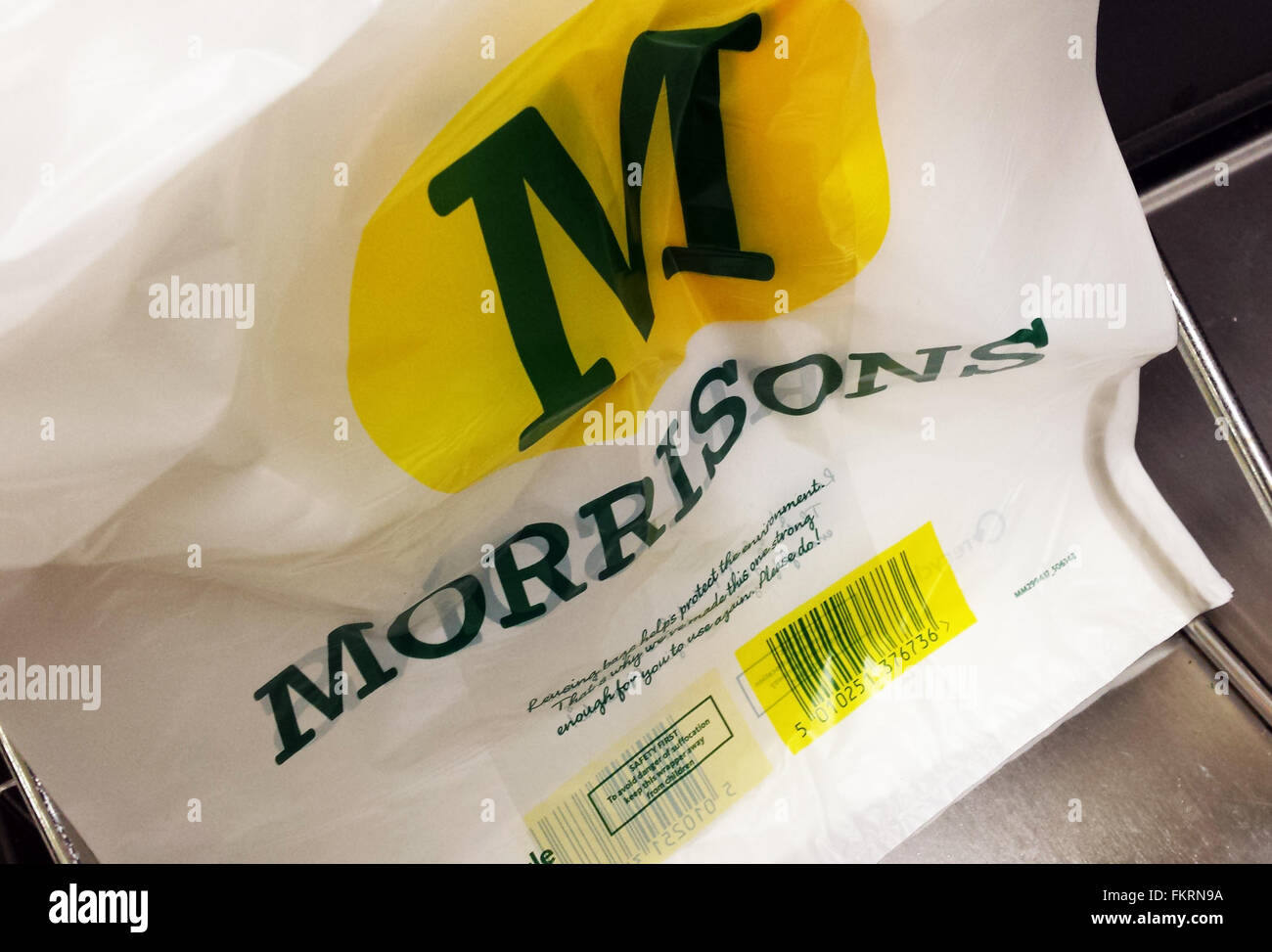 Morrisons carrier bags hires stock photography and images Alamy