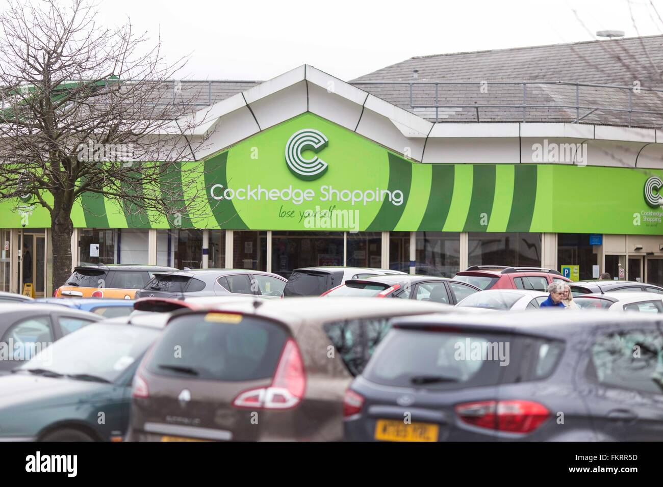 Cockhedge Shopping Park , Warrington , Stock Photo