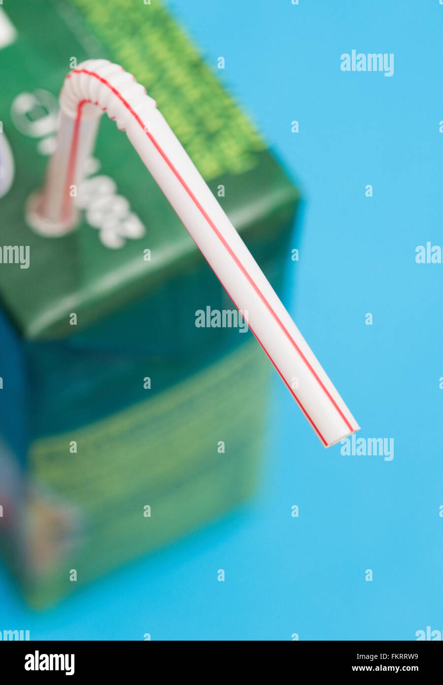 Juice box straw hi-res stock photography and images - Alamy
